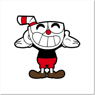 Happy Cuphead Posters and Art